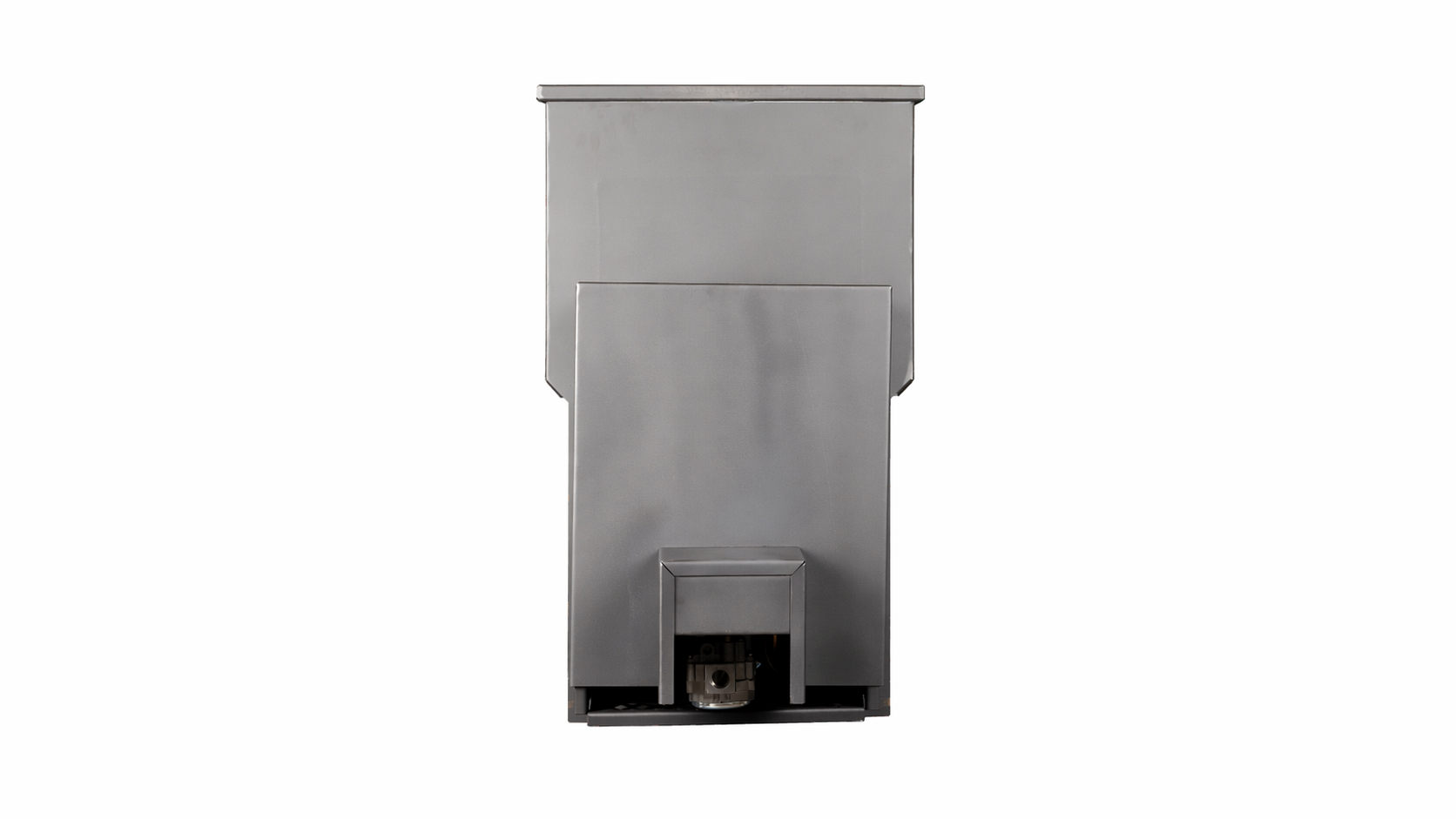 Gas sauna stove with external controls through noncombustible wall opening